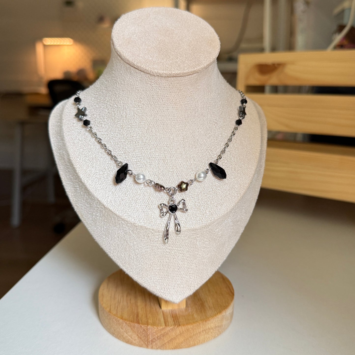 Ribbon Bead Necklaces
