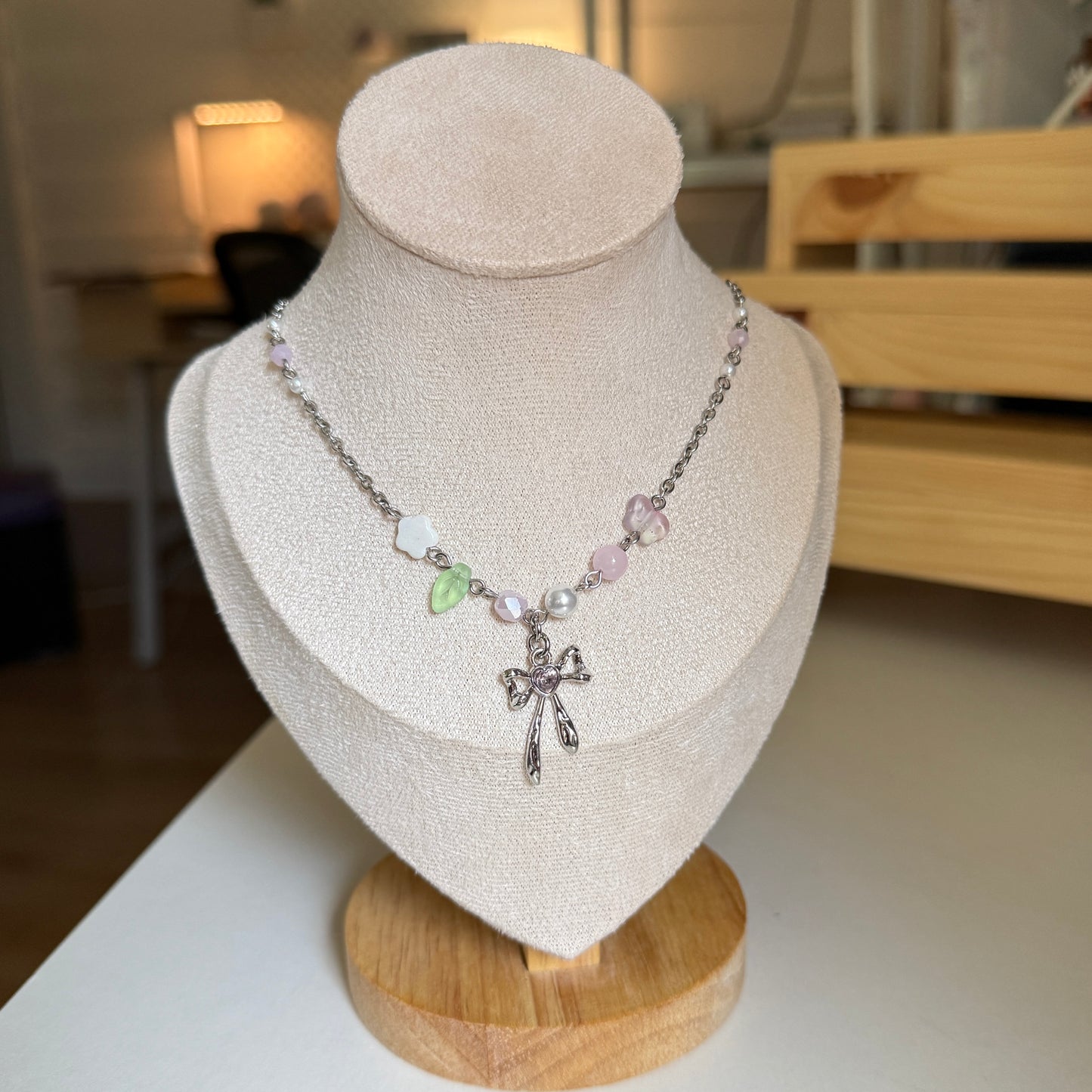 Ribbon Bead Necklaces
