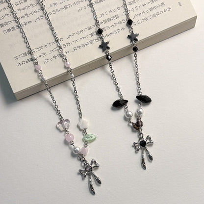 Ribbon Bead Necklaces