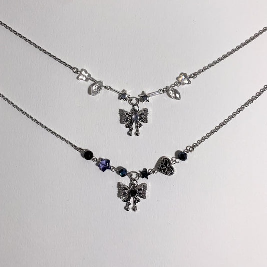 Bow beads necklace