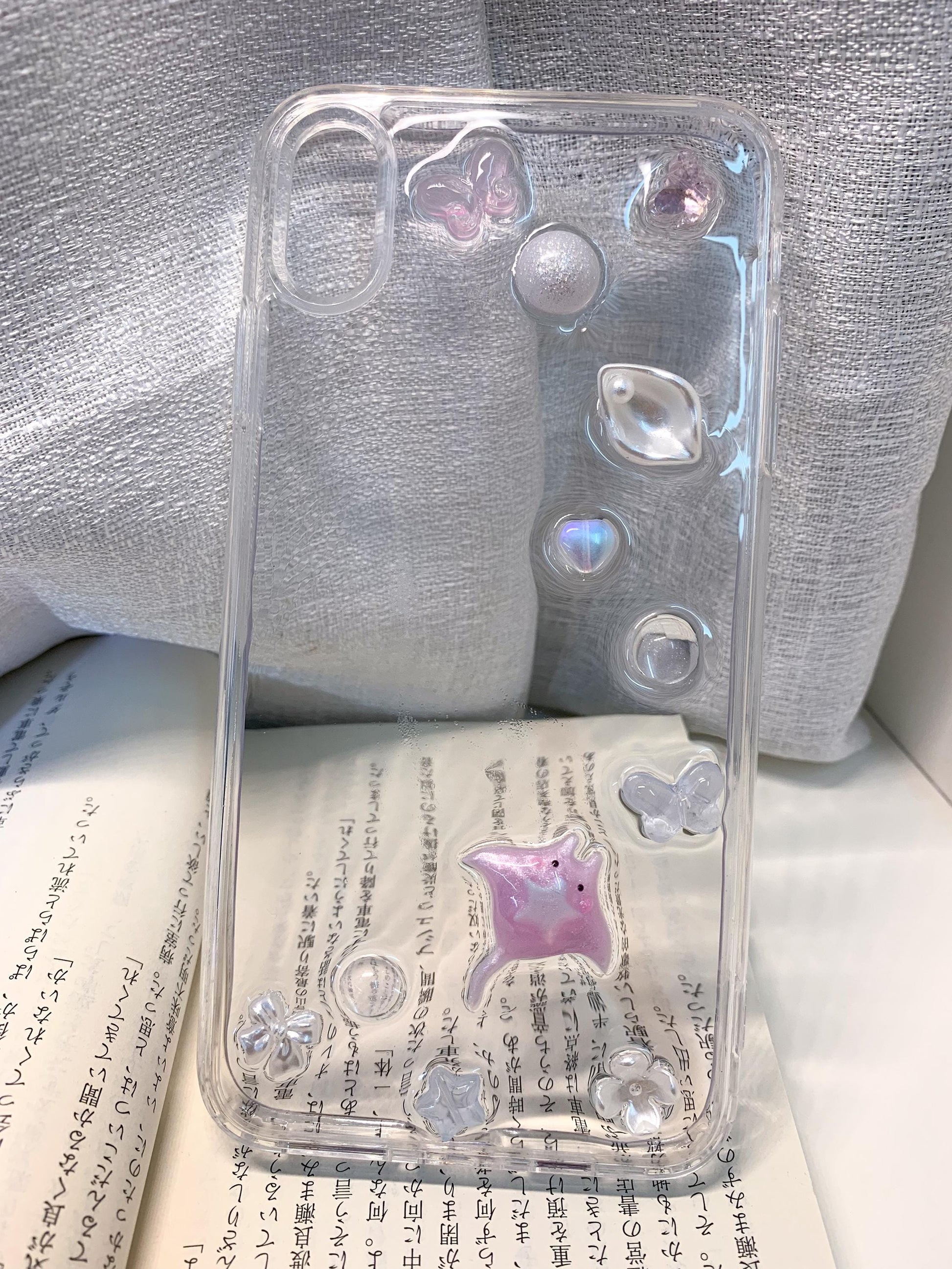 Pinky manta ray Phone case