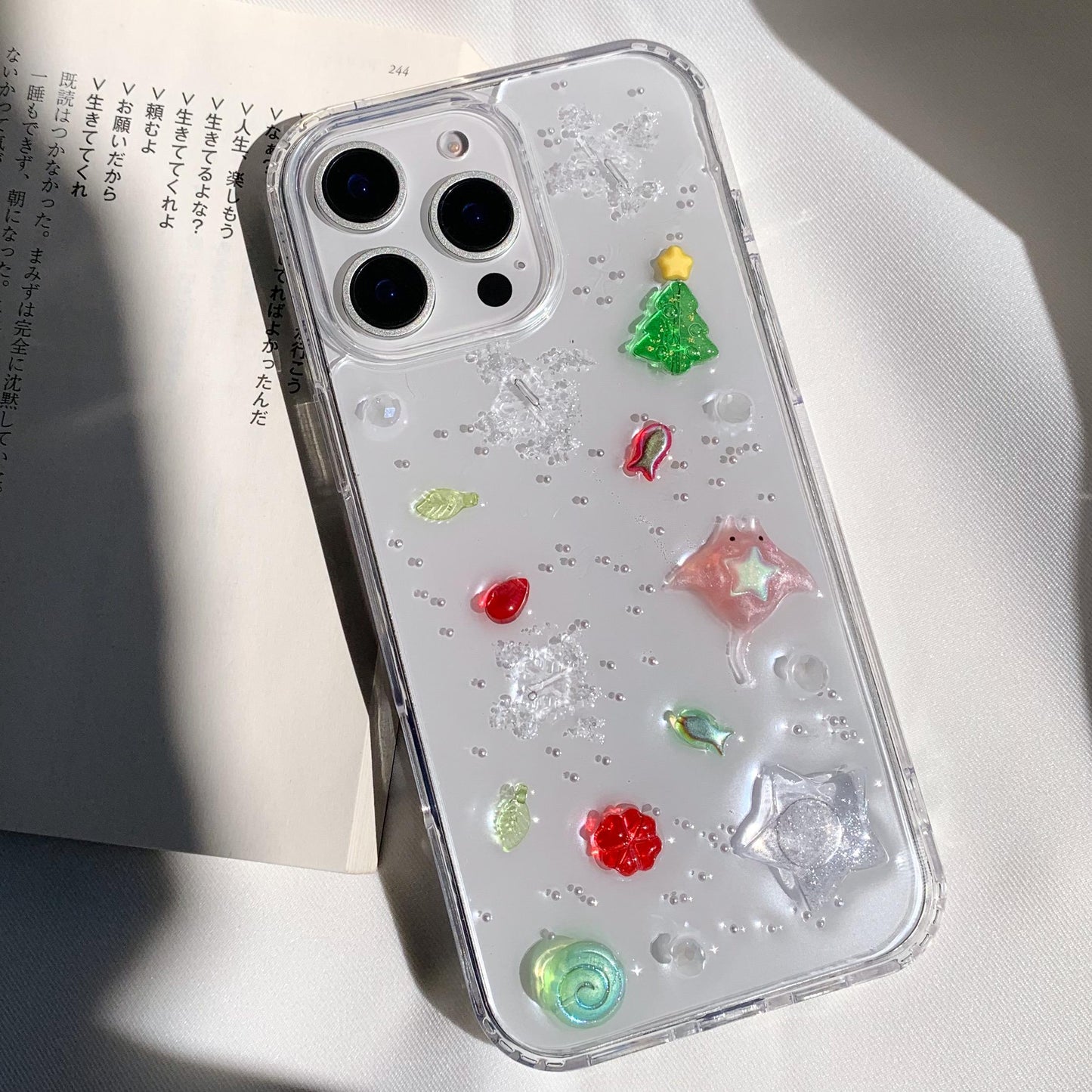 Christmas by the sea Phone case
