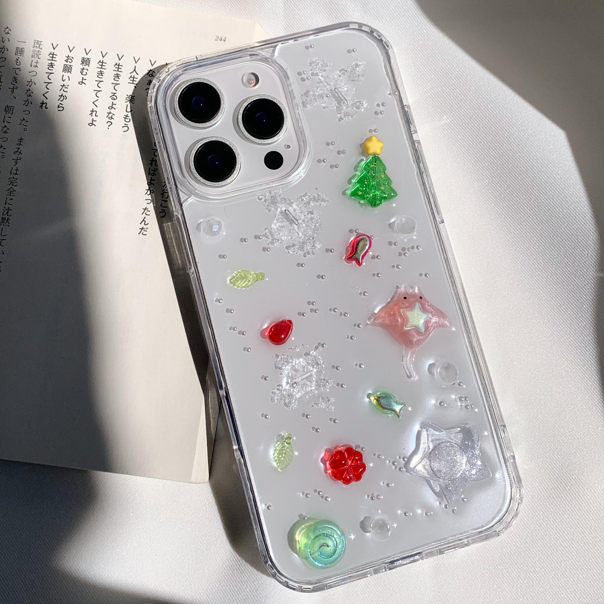 Christmas by the sea Phone case